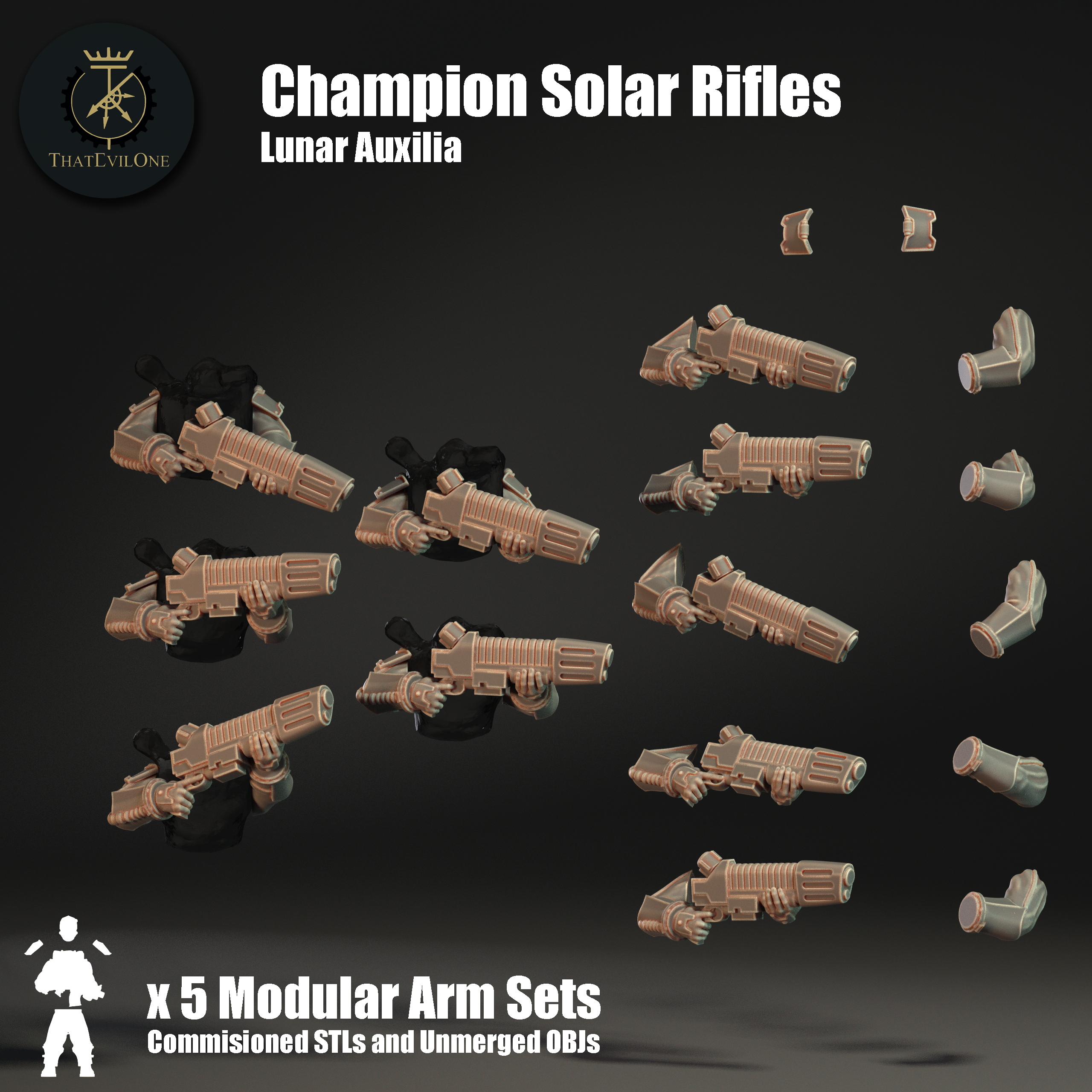 Champion Solar Rifle Arms - Commissioned